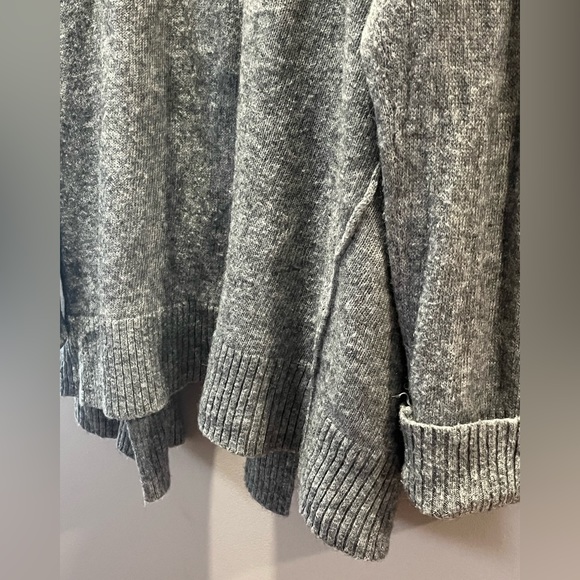 Anna Taylor LOFT Open Front Drop Shoulder Fine Knit Cardigan With Pockets - Picture 7 of 13